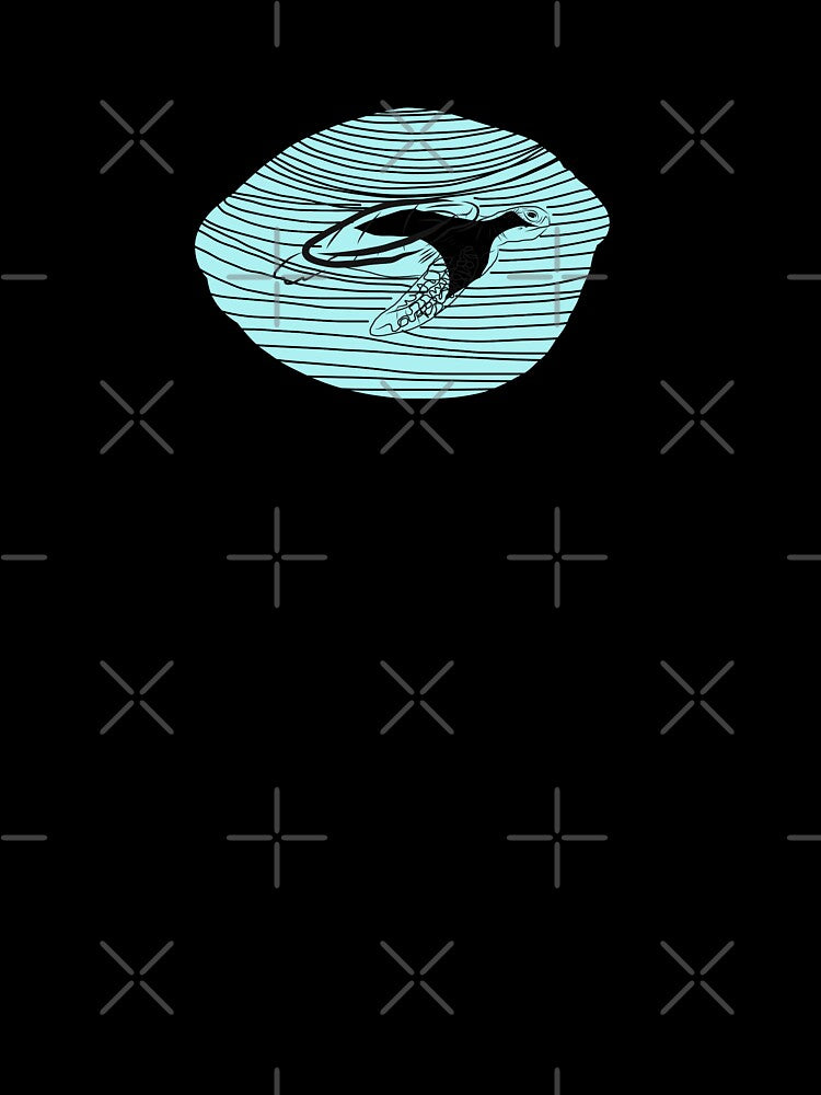Turtle - sea - minimalist lines by Tropical Blood Unisex