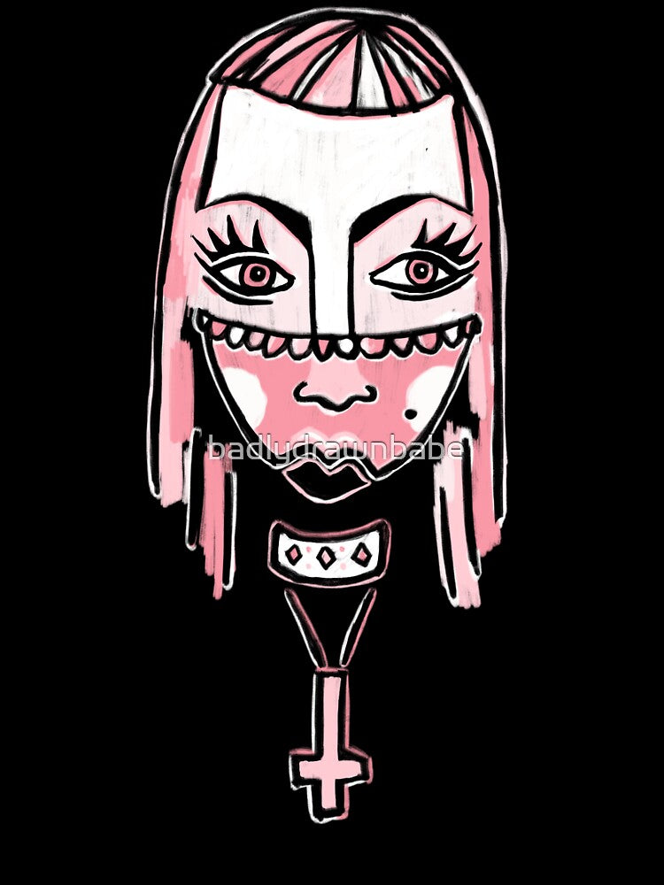 Pinkcore, Pastel Goth by badlydrawnbabe Unisex