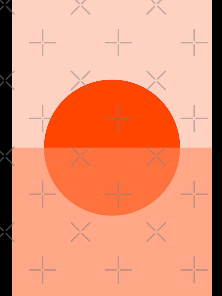 Modern Pop - Semi Circles - Orange by Sweetie Spicy Unisex