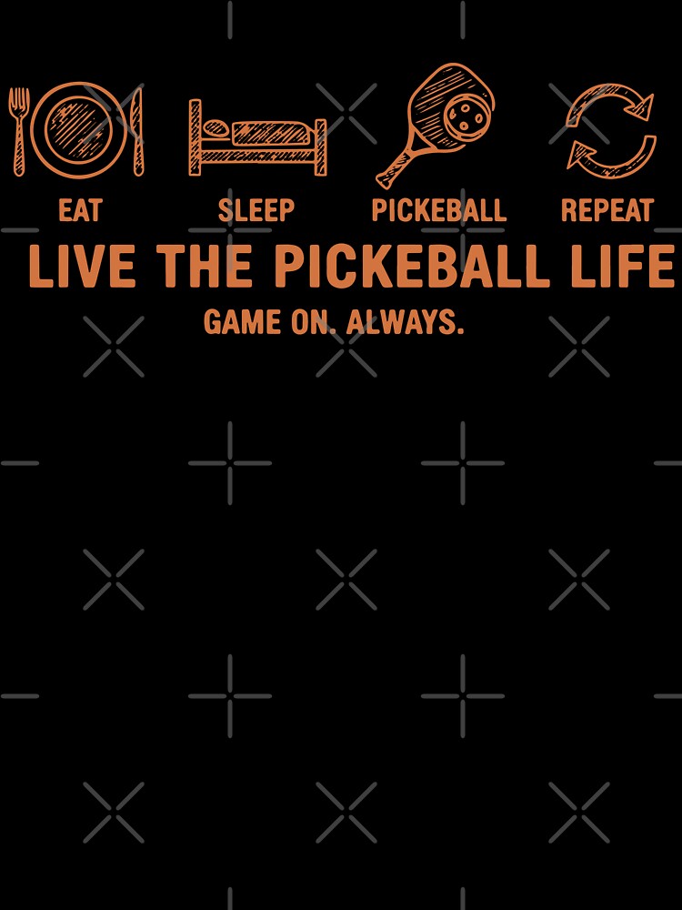 Pickleball Eat Sleep Repeat Funny Player Love by LuminOrb