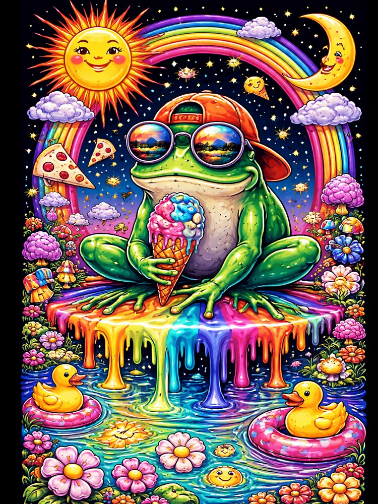 Froggy in fifth dimension by Theweirdwarehouse Unisex