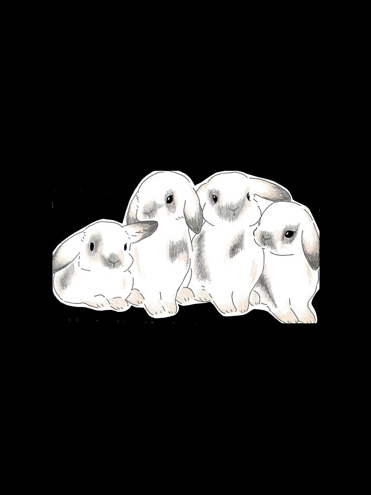bunny cuddle puddle by Ashten Cardoso Unisex