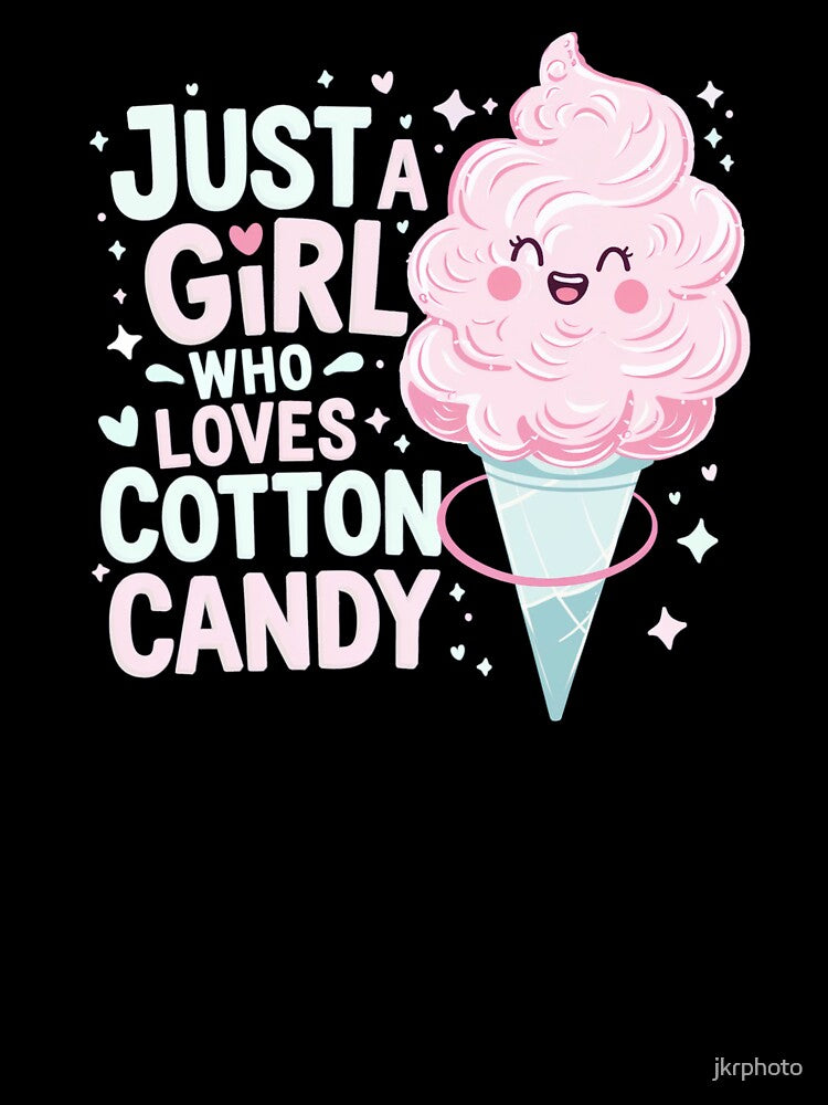 Just a Girl Who Loves Cotton Candy by jkrphoto Unisex