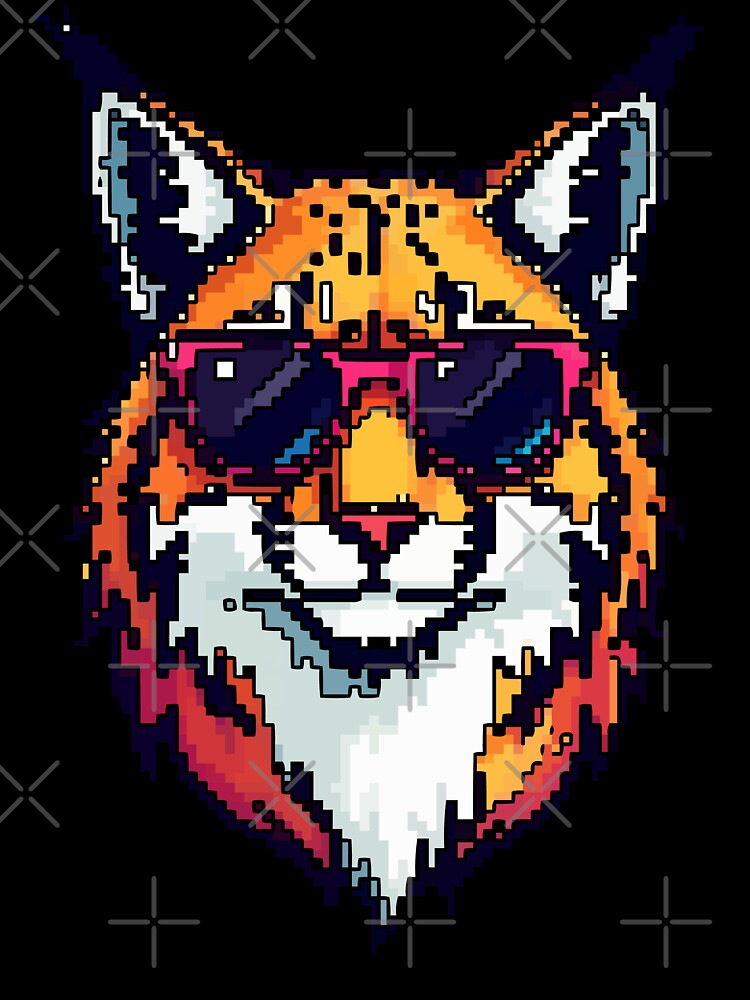Pixel Prowl of the Lynx by NaturePixel Unisex