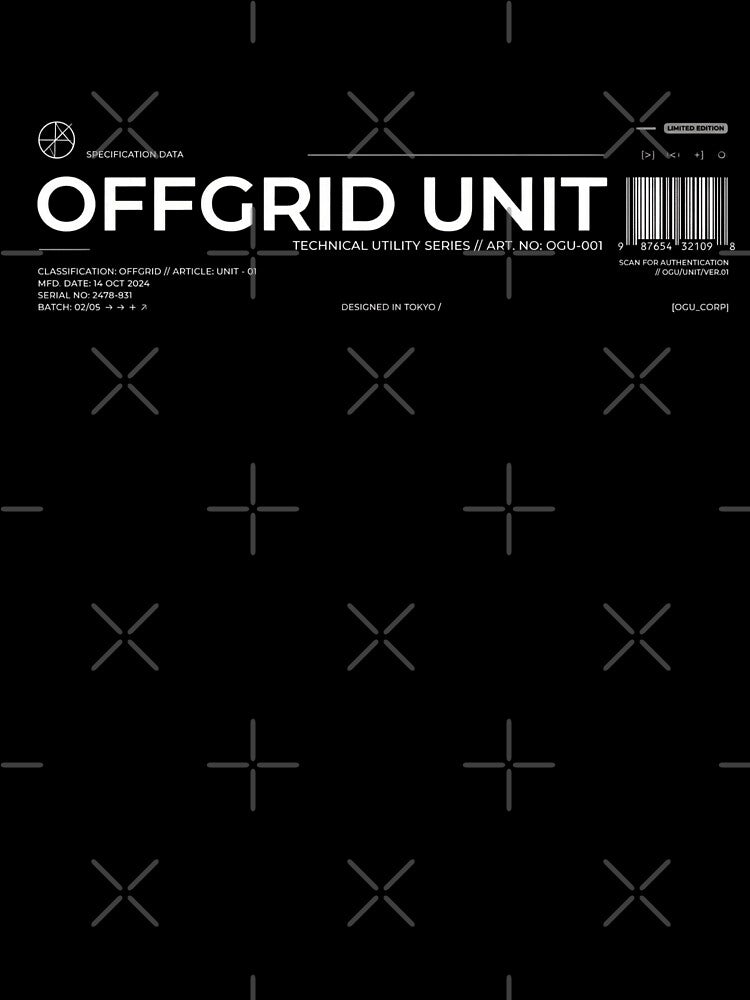 OFFGRID UNIT by Shinnrai Unisex