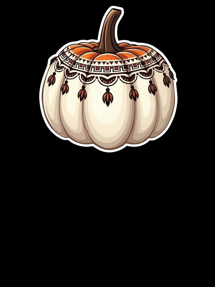 Boho White Pumpkin by ArtfullyRooted Unisex