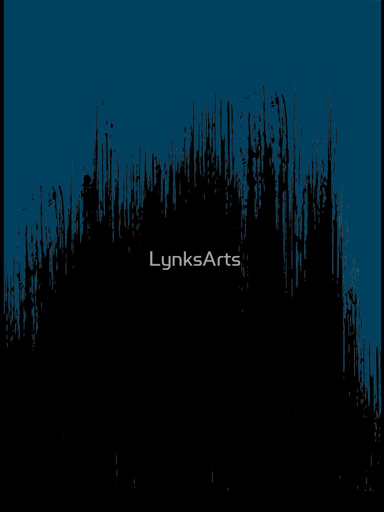 blue grunge splash downwards by LynksArts Unisex
