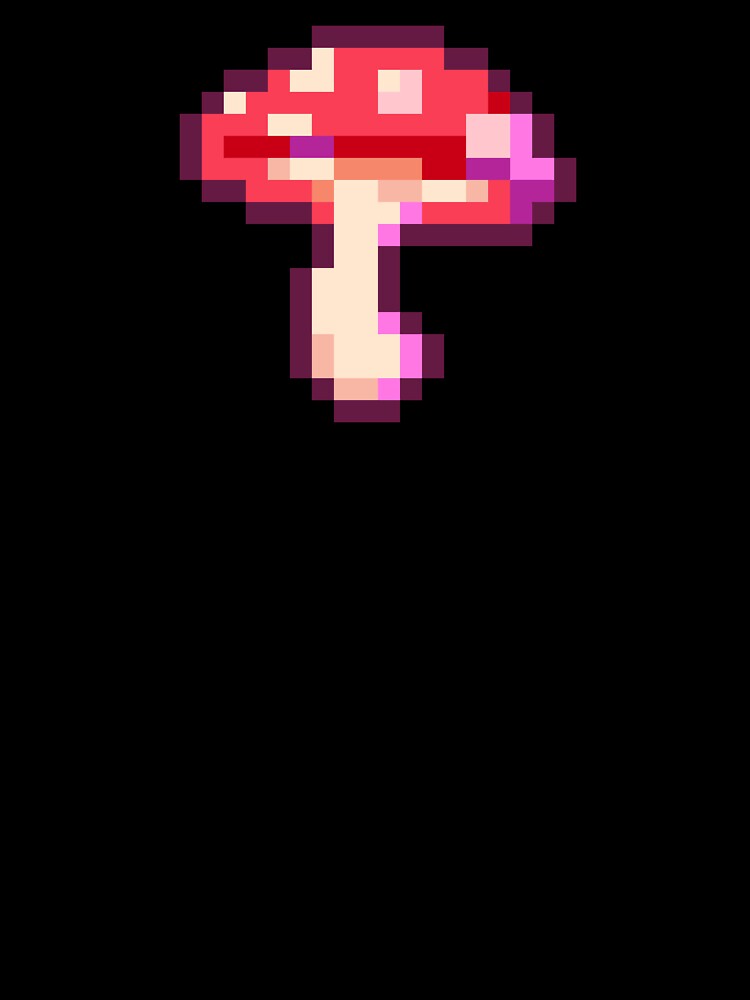 pixel mushroom by PixelArtiste Unisex