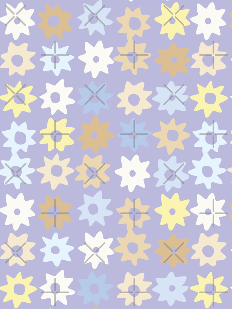 PASTEL PURPLE BOHO STAR PATTERN by blomastudios Unisex