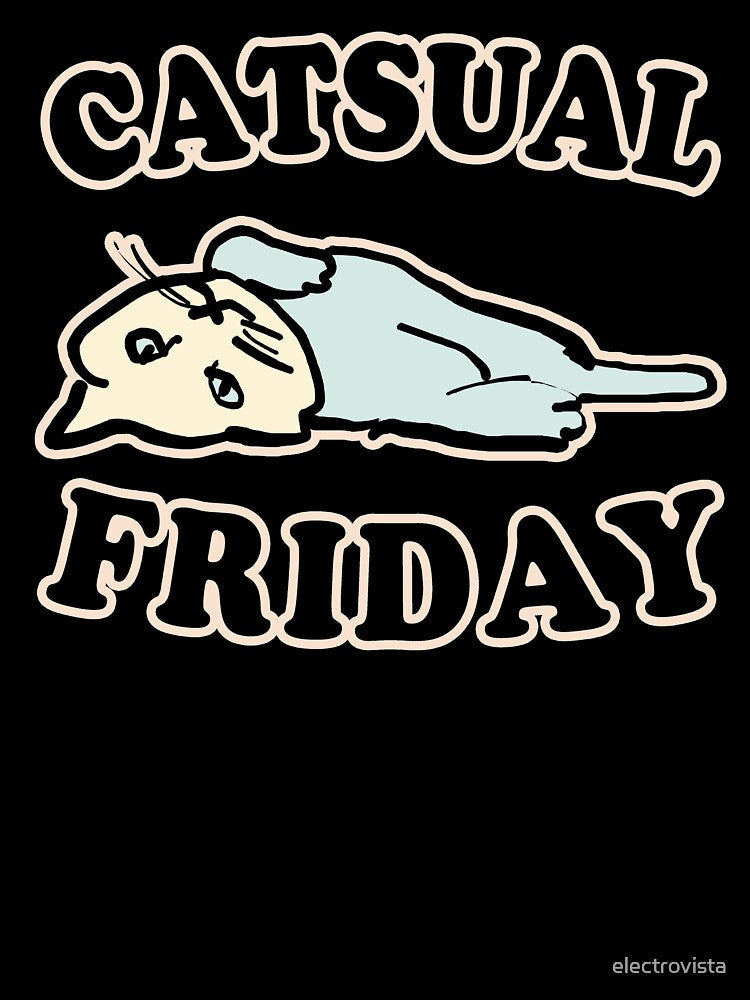 Casual Friday Kitty Cat by electrovista Unisex