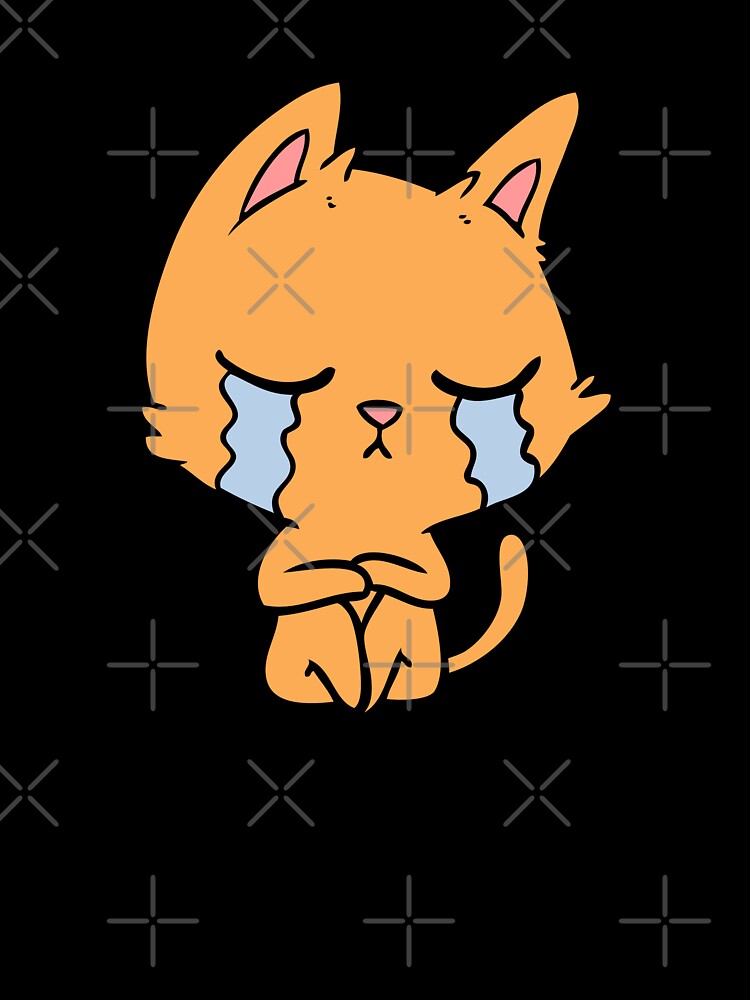 Sad Cat In Grunge by tnwbank Unisex