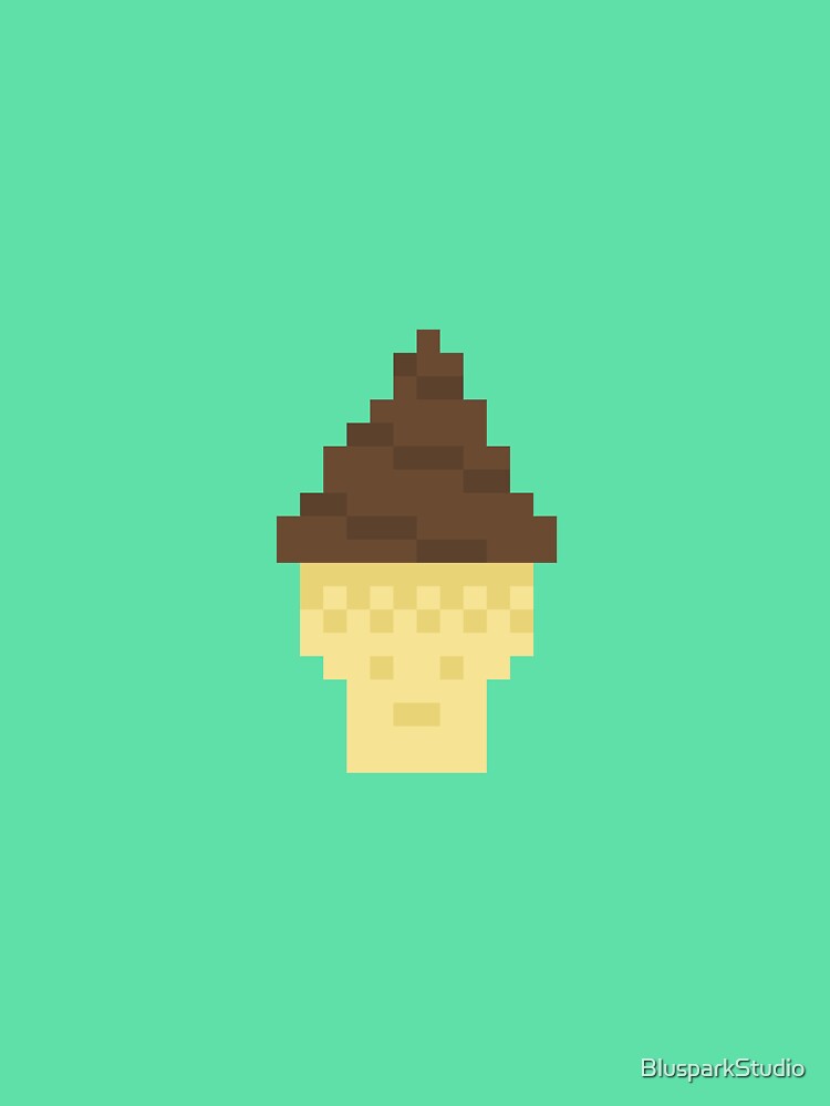 Cute Pixelios Ice cream - Chocolate by BlusparkStudio Unisex
