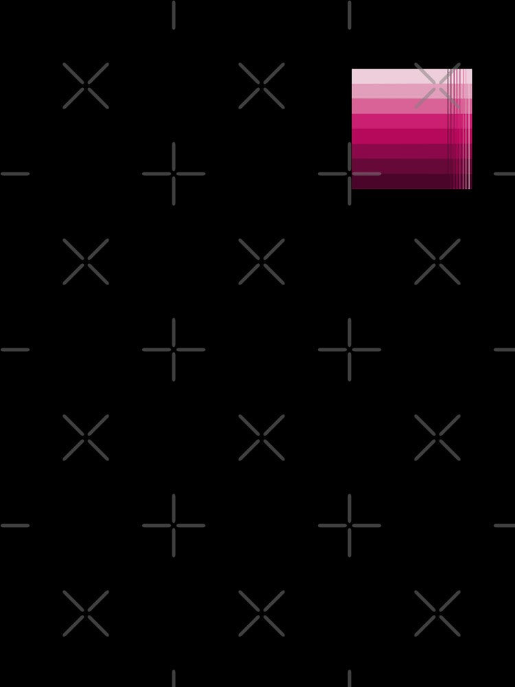Simple design from shades of pink to dark crimson by Cherevan Unisex