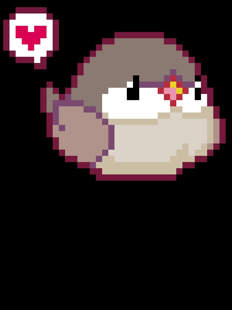 pixel bird by PixelArtiste Unisex