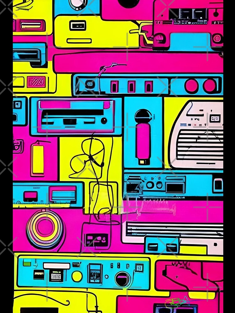 80’s Pop Art Vibes 103 by Benito Del Ray Unisex