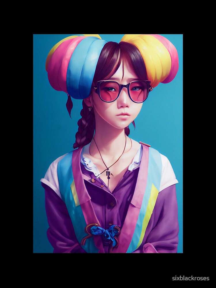 Harajuku Style Girl by sixblackroses Unisex
