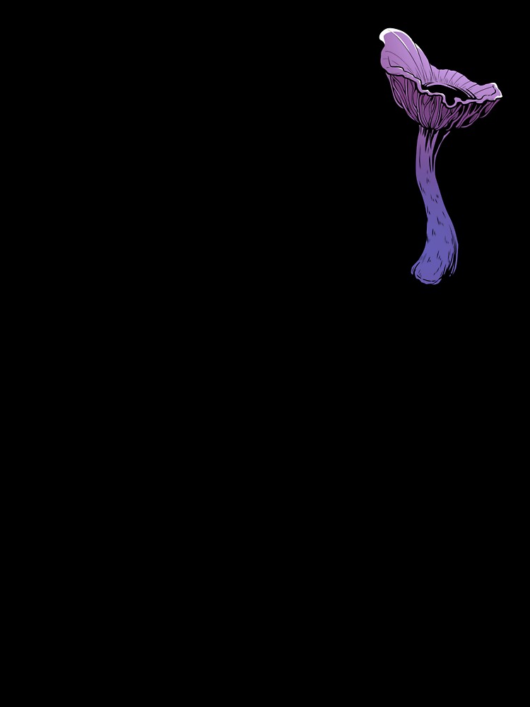 Purple mushroom by MalkyTea Unisex