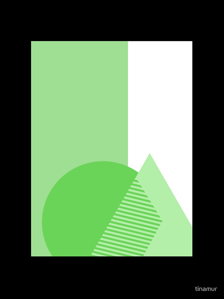 Basic Green Shapes by tinamur Unisex