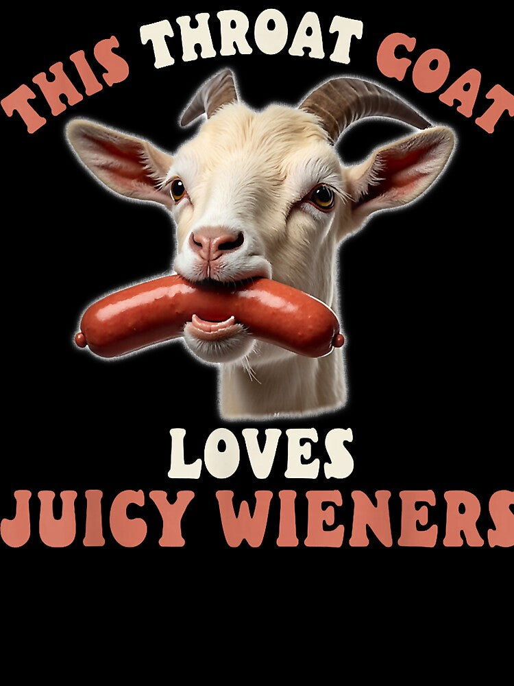 Funny Goat Snack Lover Humorous Animal Art by bonbin25 Unisex