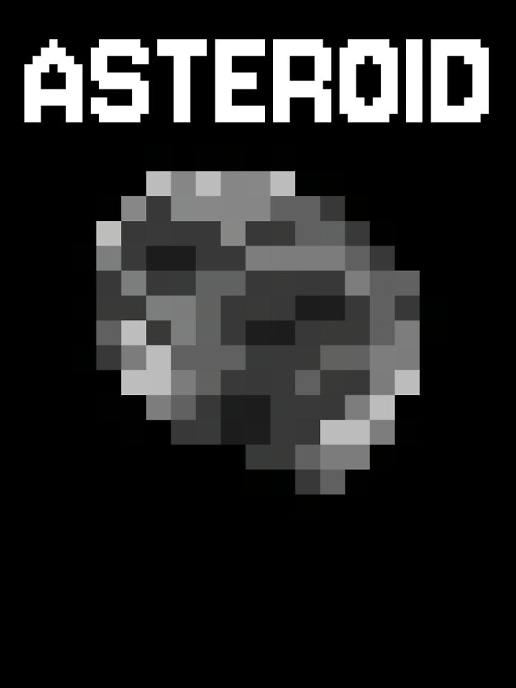 Pixel Art Asteroid by E-engineering Unisex