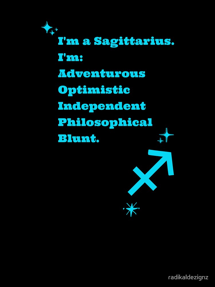Sagittarius Traits by radikaldezignz
