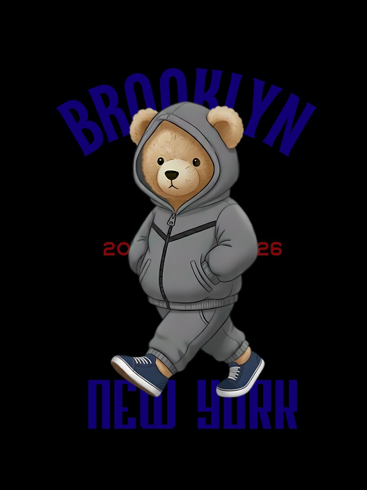 Brooklyn New York Bear by SuperTrim Brand Unisex