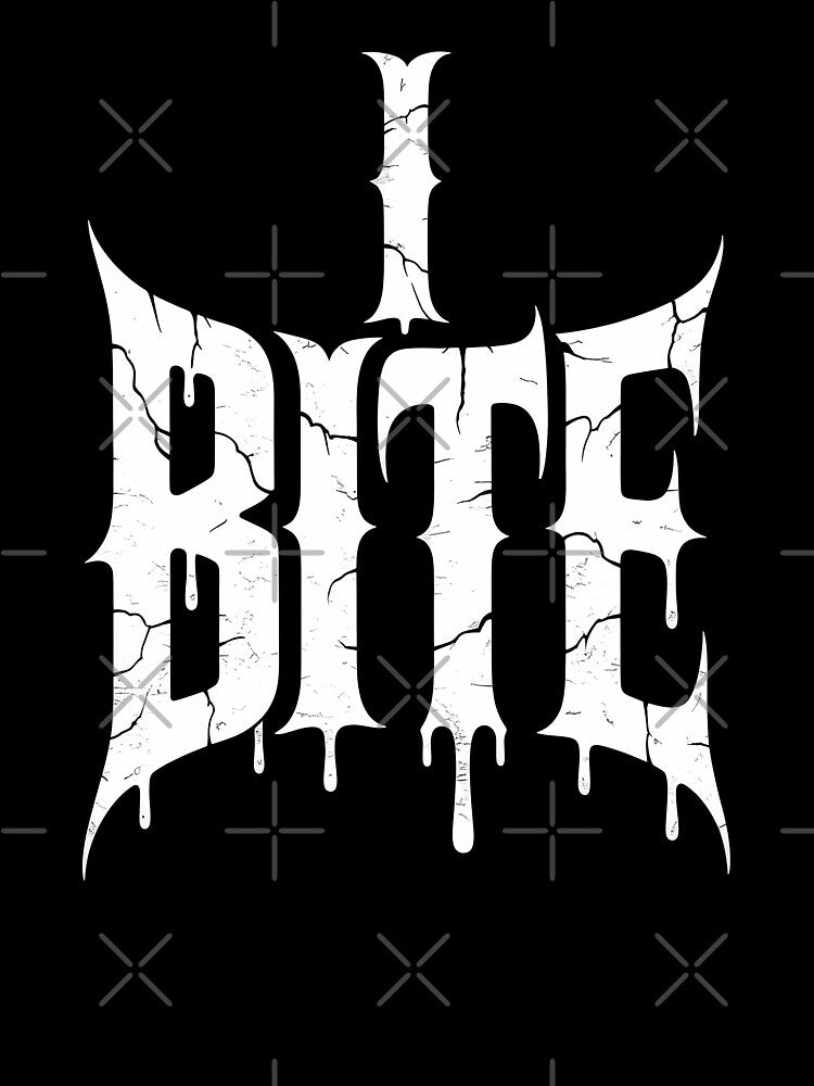 I Bite Funny Goth Gift for Gothic and Vampire Lovers by Say It With Ink Unisex