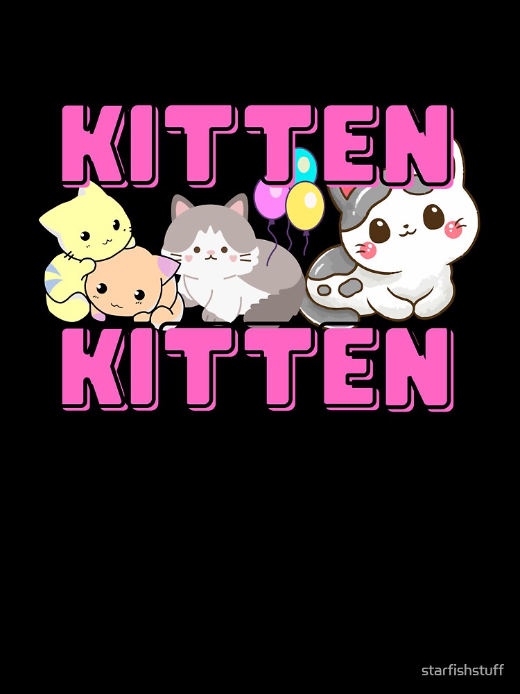 CUTE KITTEN BALLOON JAPAN by starfishstuff