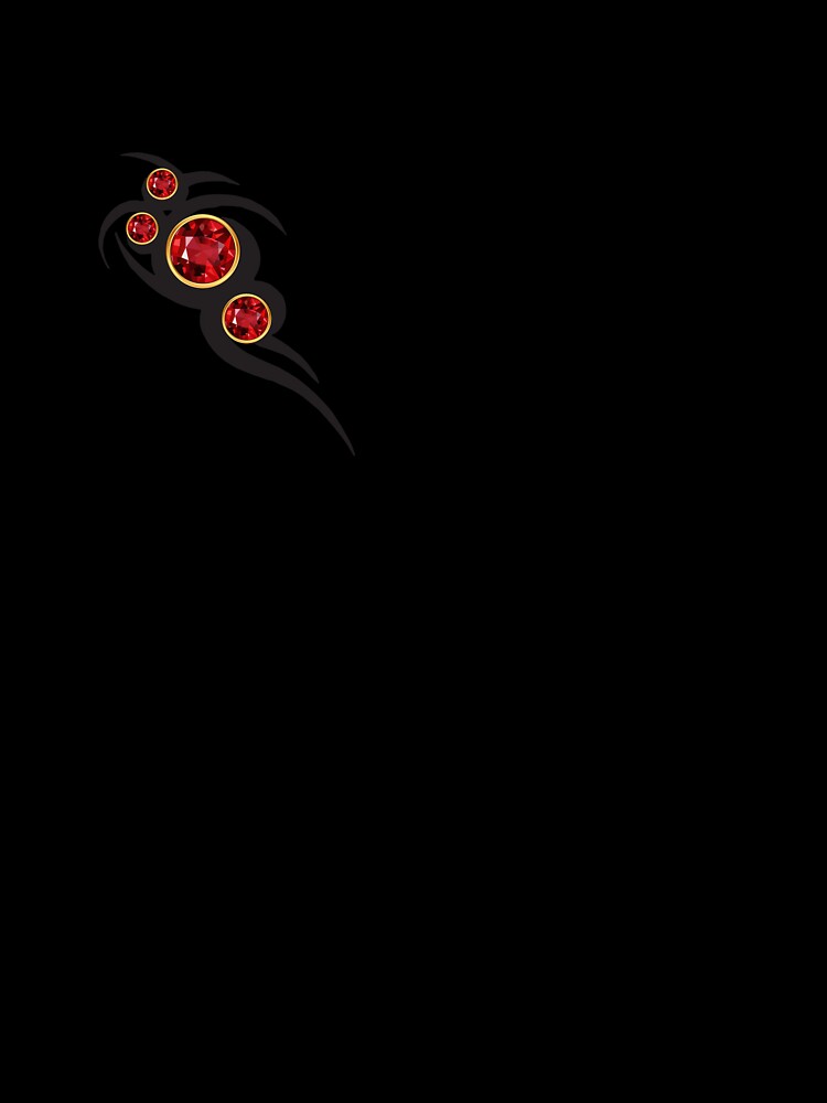 Red Gems by RysEmporium Unisex