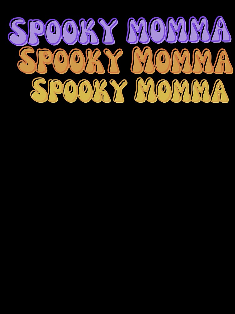 Spooky Momma Retro Ghost Halloween by ZazzyPumpkin Unisex