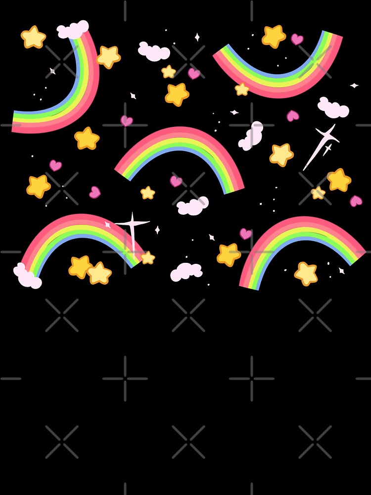 Rainbow star pattern by LisaMichelleArt Unisex
