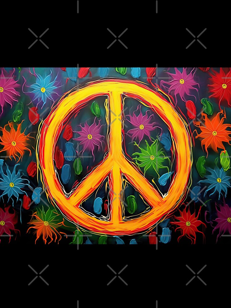 Hippie sign for hippie souls by Rosaliartbook Unisex
