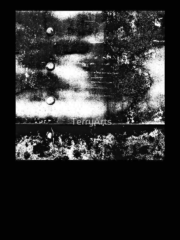 Urban Abstract Modern Art Grunge Style Black and White 2 of 6 by Beachy Unisex