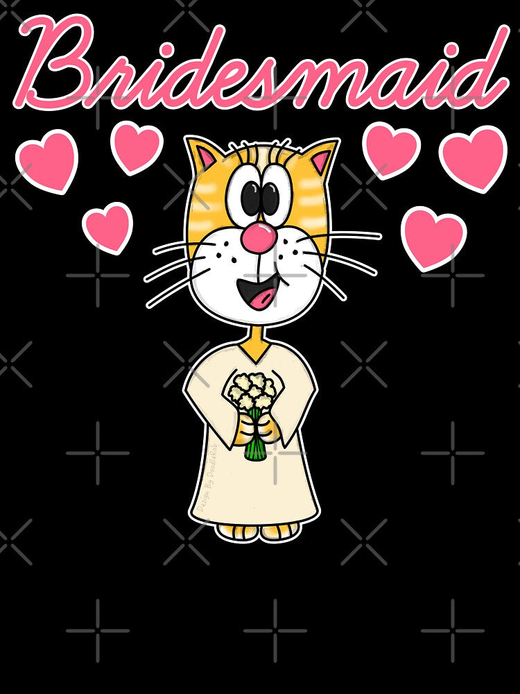 Bridesmaid Cat Bachelorette Party by doodlerob