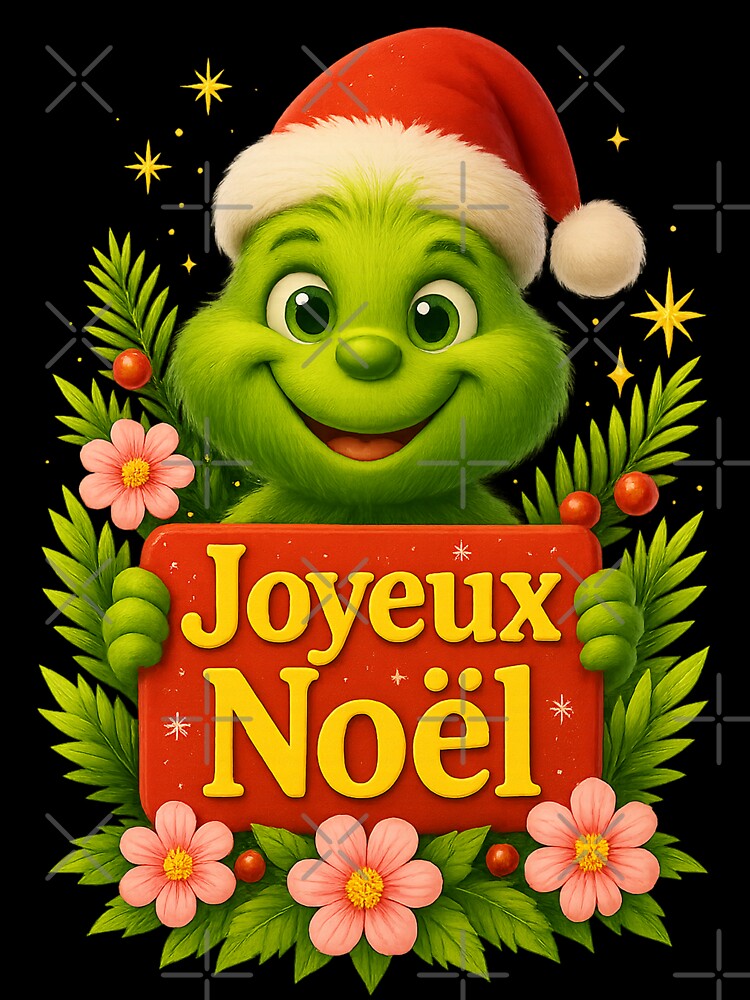 3D Grinch Merry Christmas – Funny Festive Holiday Design by Tropic Wear Collection