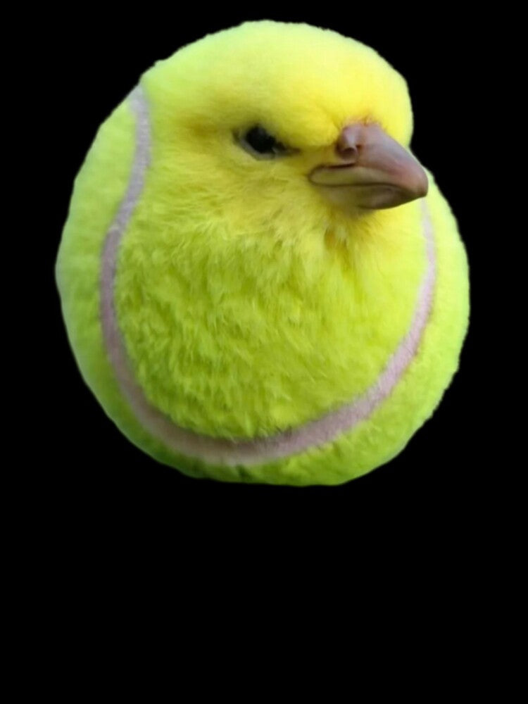 Tennis Ball Bird by AuraCraftStudio Unisex