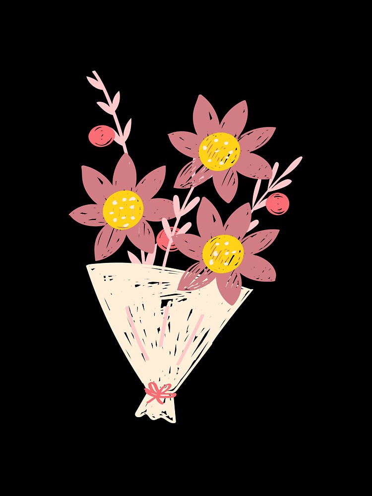 Cute Flower Bouquet Crayon by MinezJi15 Unisex