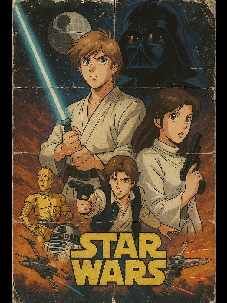 The Force Within - Anime Poster by ArtDavidAllan Unisex