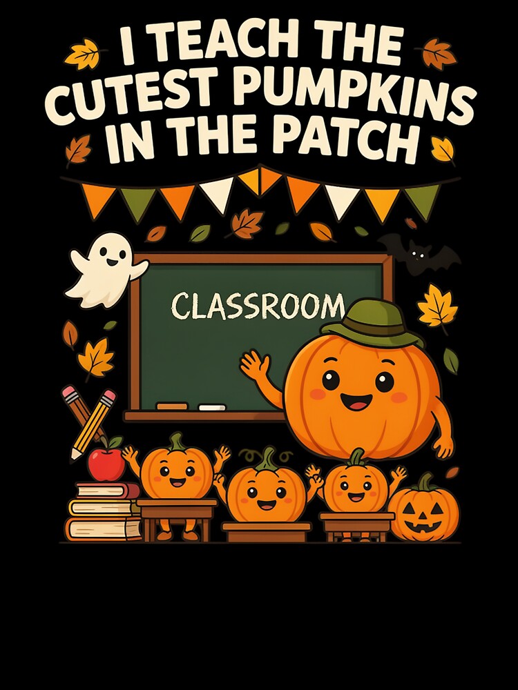 I Teach The Cutest Pumpkins In The Patch Classroom Teacher Halloween by MizoX7