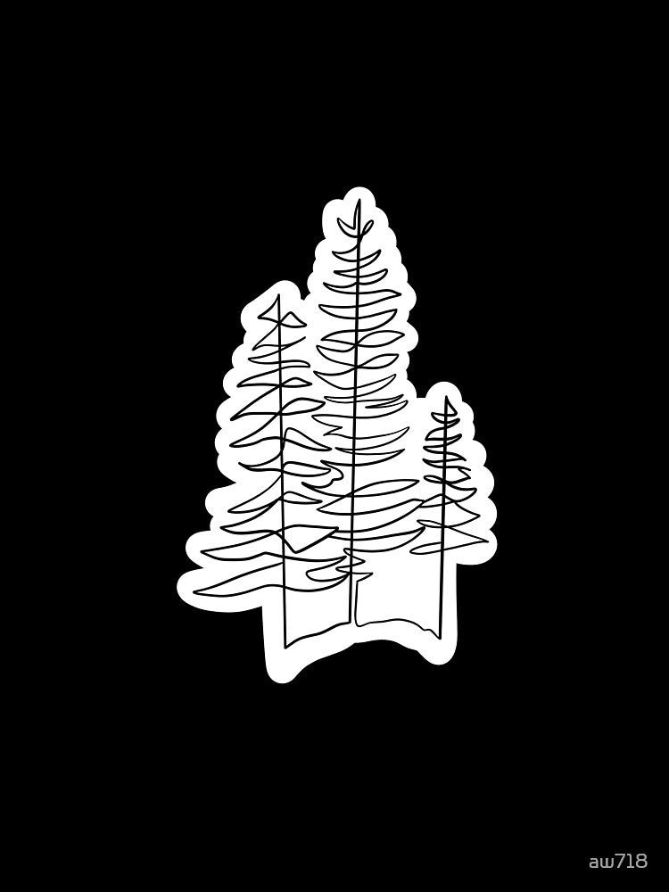 basic trees by aw718 Unisex