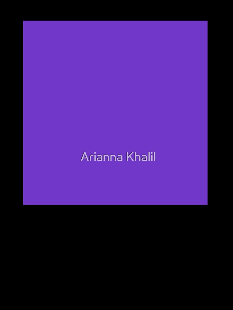 Solid Bright Purple by Arianna Khalil Unisex