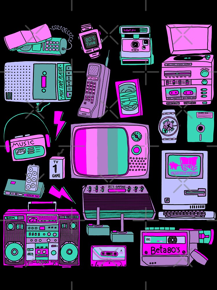 80's Tech by jenbucheli Unisex