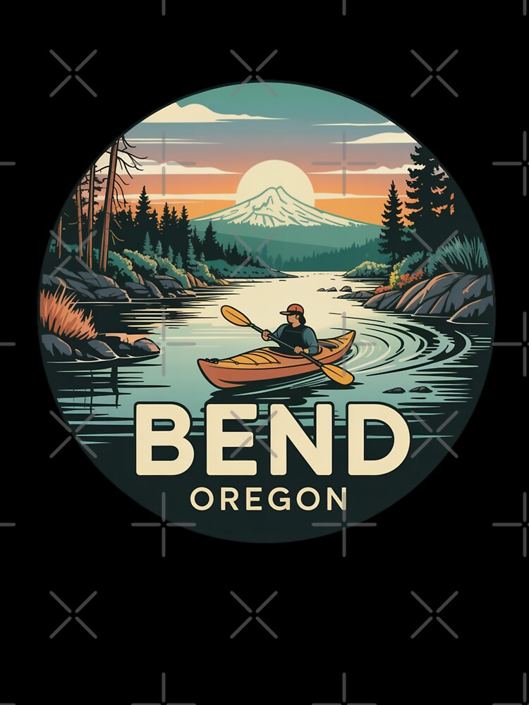 Bend Oregon: Kayak River Sunset by CircinusStore