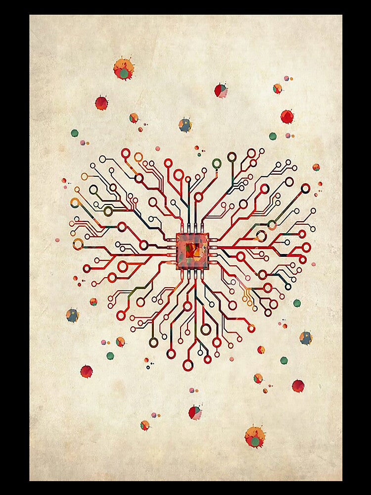 Electrician heart Art by YimHrishi