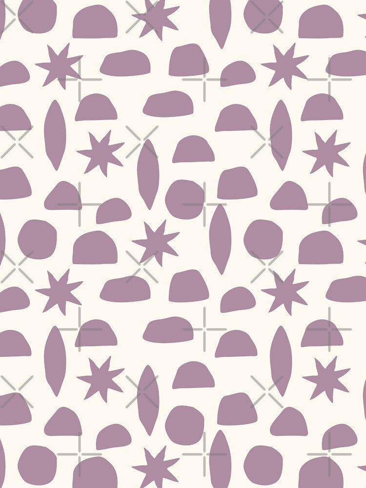 BOHO HENRI MATISSE MAUVE ON CREAM by blomastudios Unisex