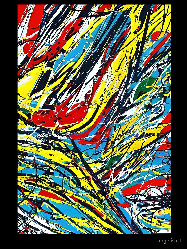 Modern abstract Art No13 by angelisart Unisex