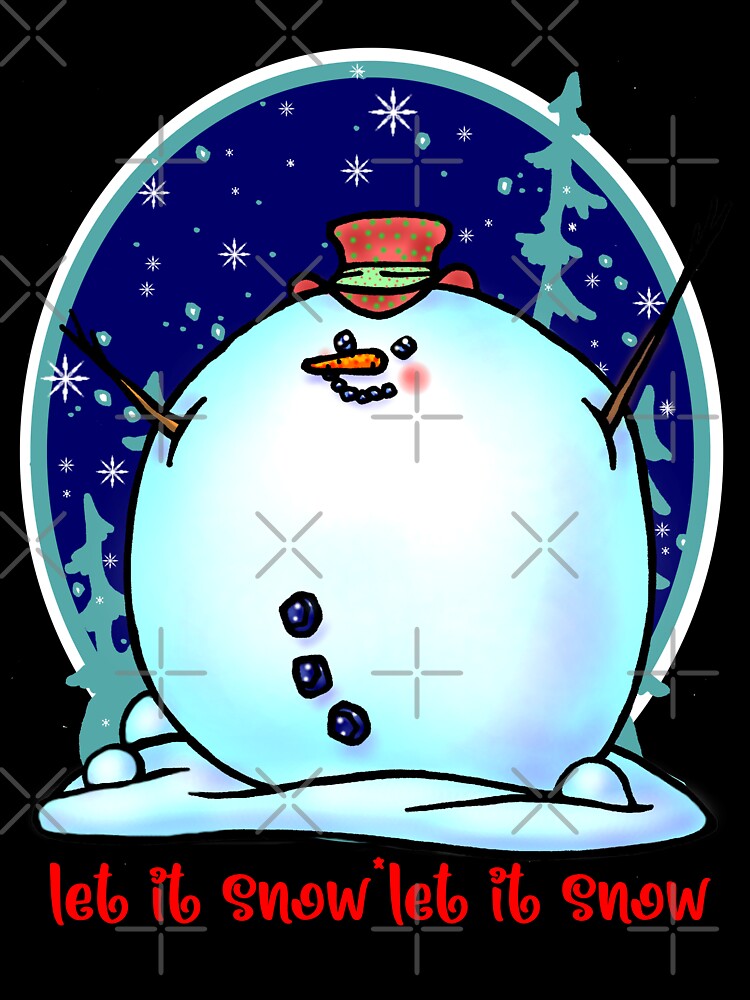 weird snowman   -12 by sandpiperstudio