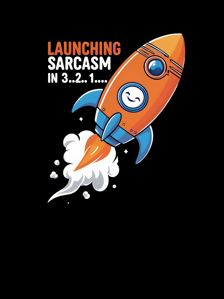 Sarcasm Blastoff ? by PrintHavenStore Unisex