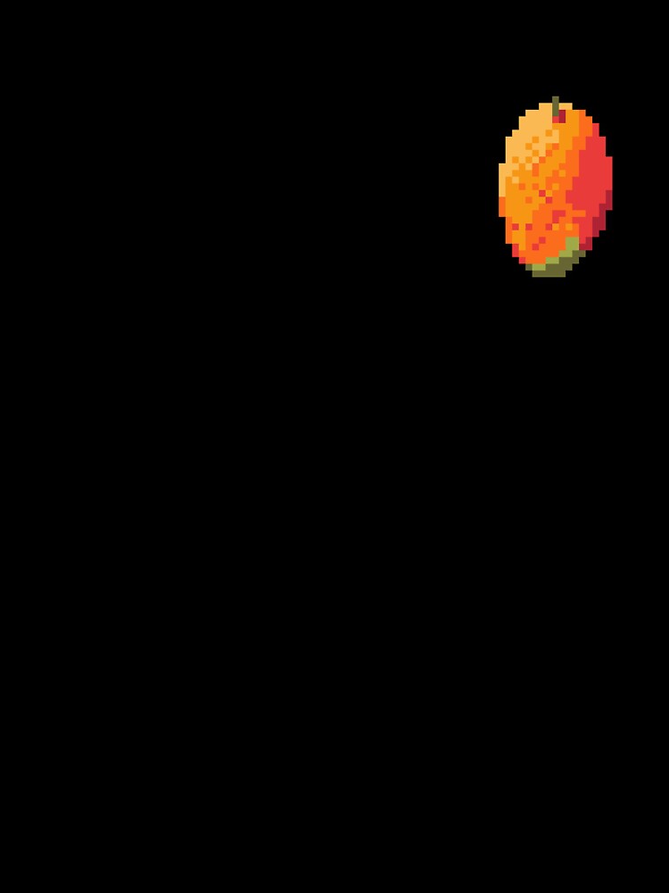 Pixel Mango - pixel food art by LittleFoodShop Unisex