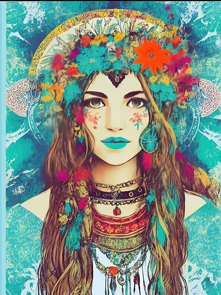 Boho Chic Floral Gypsy Design by bobbi-gyre Unisex